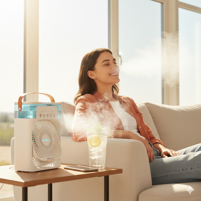 Mini Ventilador Humificador