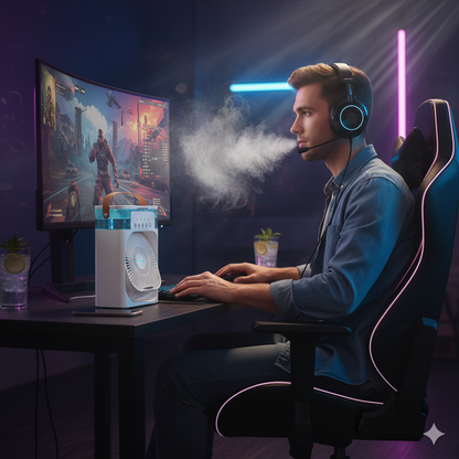 Mini Ventilador Humificador